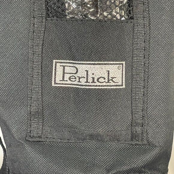 Perlick Insulated Wine Bottle Carrier Bag W/ Strap Corkscrew Set New Gift Black - Picture 2 of 6